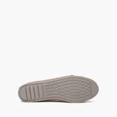 Minnetonka Kilty Plus Moccasin - Grey