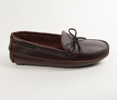 Minnetonka Double Bottom Driver - Dark Brown