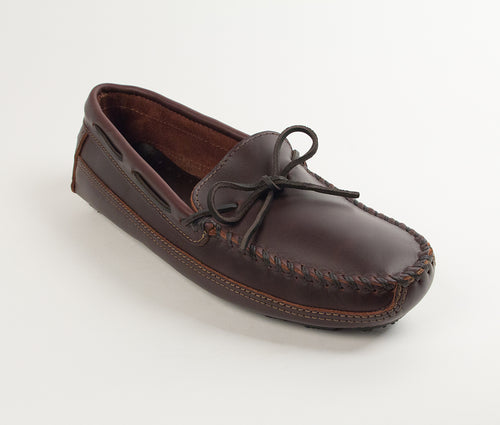 Minnetonka Double Bottom Driver - Dark Brown
