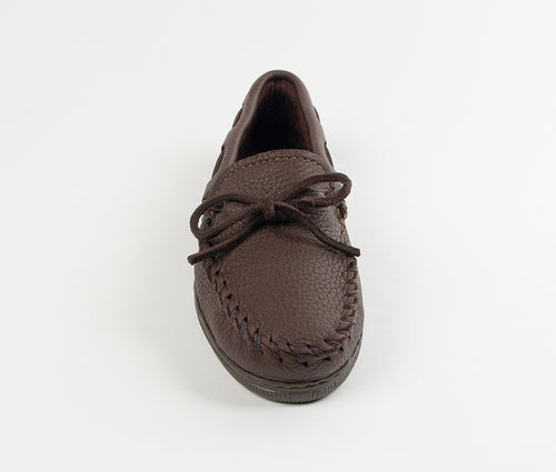 Minnetonka Moosehide Classic Moccasin - Chocolate