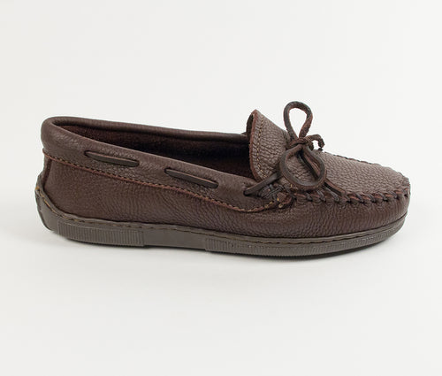 Minnetonka Moosehide Classic Moccasin - Chocolate