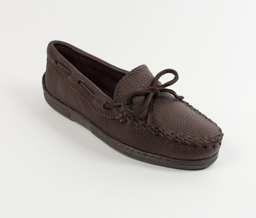 Minnetonka Moosehide Classic Moccasin - Chocolate
