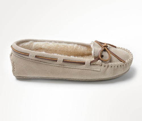 Minnetonka Cally Trapper Moccasin - Stone