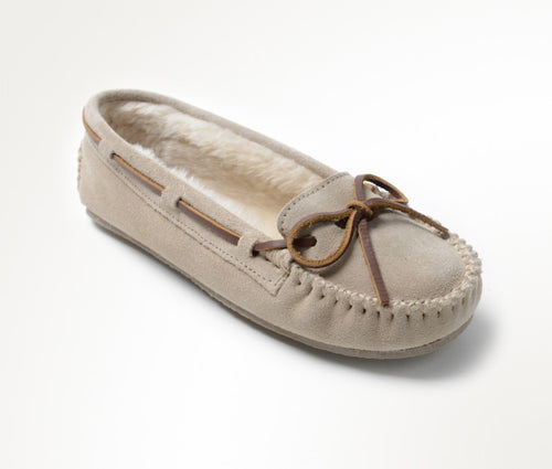 Minnetonka Cally Trapper Moccasin - Stone