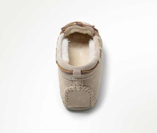 Minnetonka Cally Trapper Moccasin - Stone