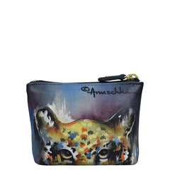 Anuschka Abstract Leopard Coin Purse