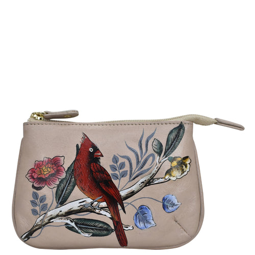 Anuschka Cardinal Family Medium Zip Pouch