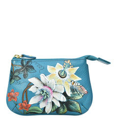 Anuschka Royal Garden Medium Zip Pouch