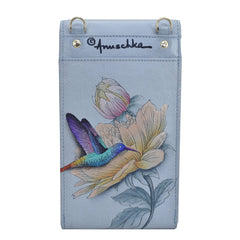 Anuschka Rainbow Birds Smartphone Crossbody