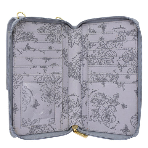 Anuschka Ethereal Garden Crossbody Phone Case