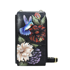 Anuschka Hummingbird Heaven Crossbody Phone Case