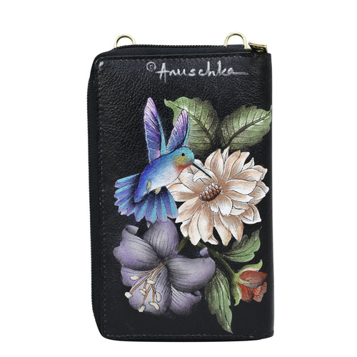 Anuschka Hummingbird Heaven Crossbody Phone Case