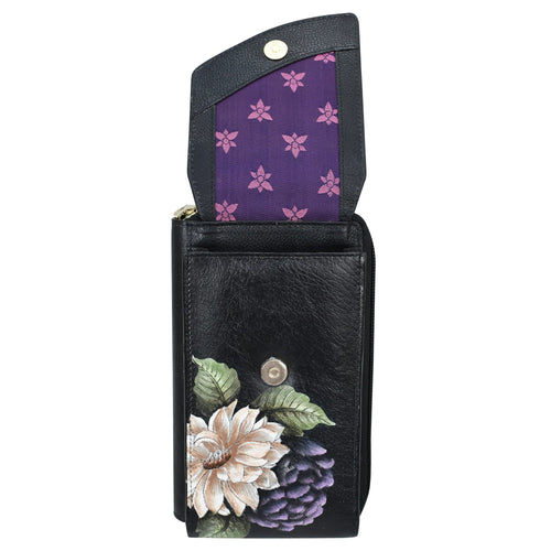 Anuschka Hummingbird Heaven Crossbody Phone Case