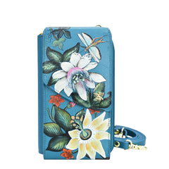 Anuschka Royal Garden Crossbody Phone Case