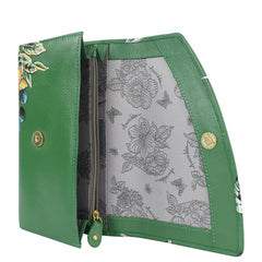 Anuschka Dancing Leaves Accordion Flap Wallet