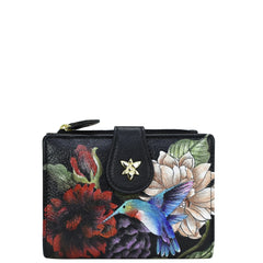 Anuschka Hummingbird Heaven Two Fold Organizer Wallet