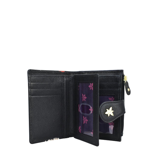 Anuschka Hummingbird Heaven Two Fold Organizer Wallet