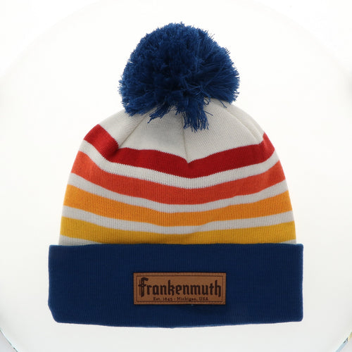 Frankenmuth Beanie - Retro Stripes