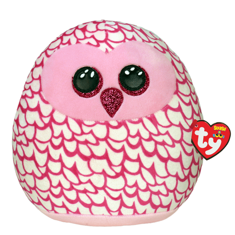 Squish-A-Boo - Pinky the Owl 10" Plush