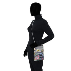 Anuschka Ethereal Garden Mini Travel Crossbody