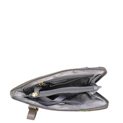 Anuschka Wings of Peace Side Zip Crossbody