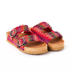 Minnetonka Women's Georgine Sandal - Horizon Multi