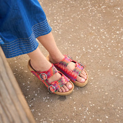 Minnetonka Women's Georgine Sandal - Horizon Multi