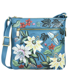 Anuschka Royal Garden Expandable Crossbody