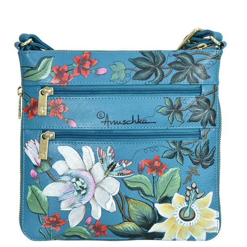 Anuschka Royal Garden Expandable Crossbody