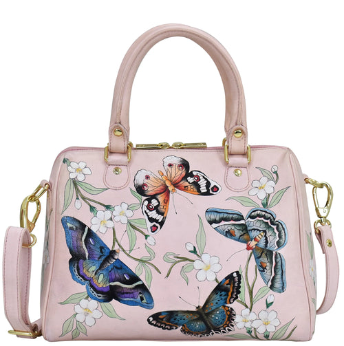 Anuschka Butterfly Melody Zip Around Satchel