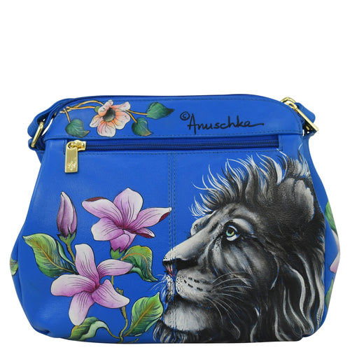Anuschka Sapphire King Multi Compartment Bag