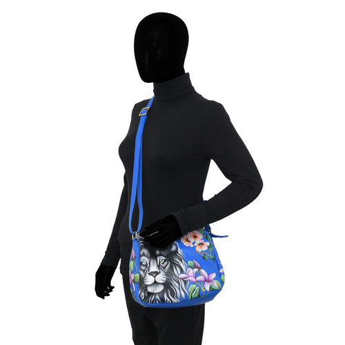 Anuschka Sapphire King Multi Compartment Bag
