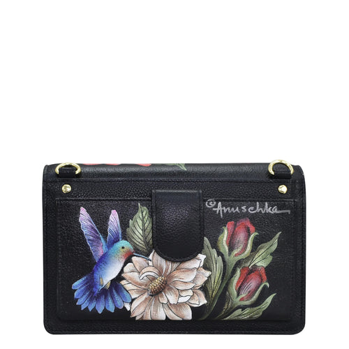 Anuschka Hummingbird Heaven 4 in 1 Organizer Crossbody