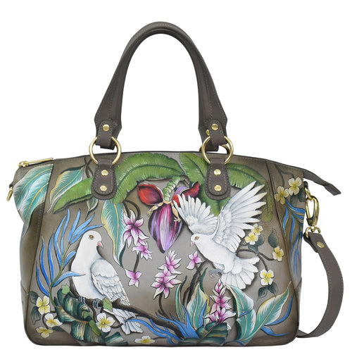 Anuschka Wings of Peace Large Satchel