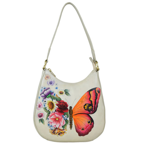 Anuschka Butterfly Blooms Large Hobo