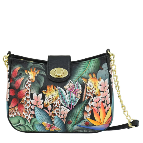 Anuschka Jungle Safari Small Crossbody