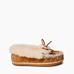 Minnetonka Ultimate Sheepskin Slipper - Tan