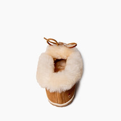 Minnetonka Ultimate Sheepskin Slipper - Tan