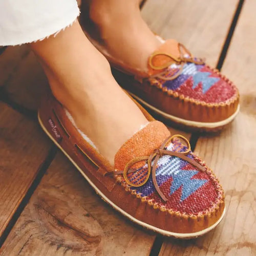 Minnetonka Tilia Women's Slipper -  Brown Multi