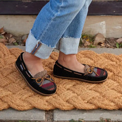Minnetonka Tilia Women's Slipper - Black Multi