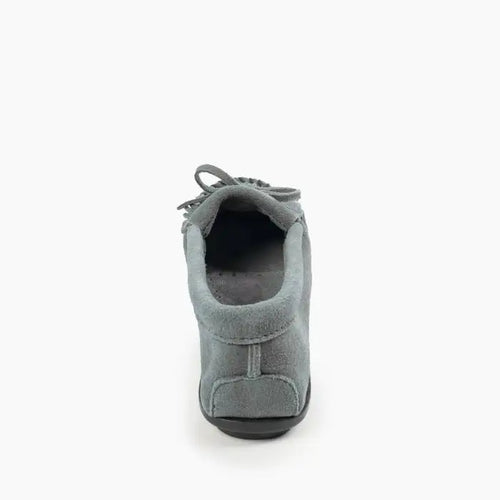 Minnetonka Kilty Hardsole Moccasin - Storm Blue