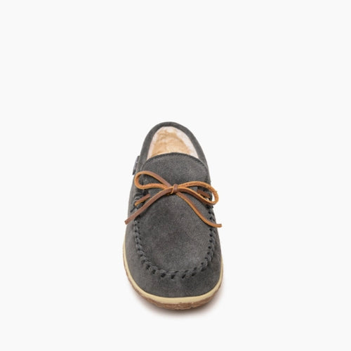 Minnetonka Tomm Slipper - Charcoal