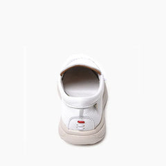 Minnetonka Women's Discover Deerskin - White