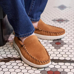 Minnetonka Men's Discover Classic - Dusty Brown