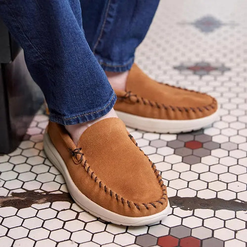 Minnetonka Men's Discover Classic - Dusty Brown