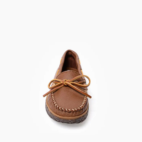 Minnetonka Women's Deerskin Tread - Caramel