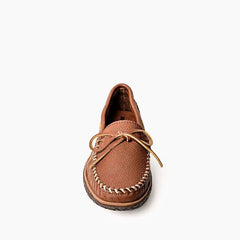 Men's Moosehide Tread Moccasin - Carmel