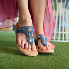 Brecca Sandal - Denim