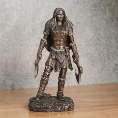 Berserker Female Viking with Twin Axes