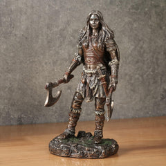 Berserker Female Viking with Twin Axes